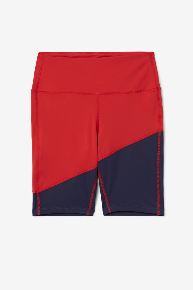 Fila Shorts Womens Red Marley Bike - Ireland 04197-ZABI